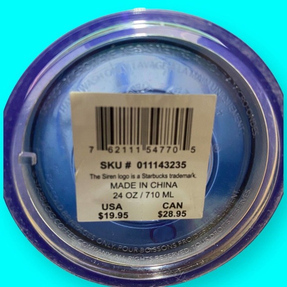 Starbucks 2023 Summer Iridescent Dichronic Dome 24 Oz Venti Cold Cup Tumbler - Picture 5 of 5